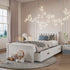 Timeless White Kids Storage 4 Drawer Single Bed